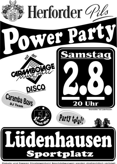 Herforder-Pils-Power-Party 2. August 2008