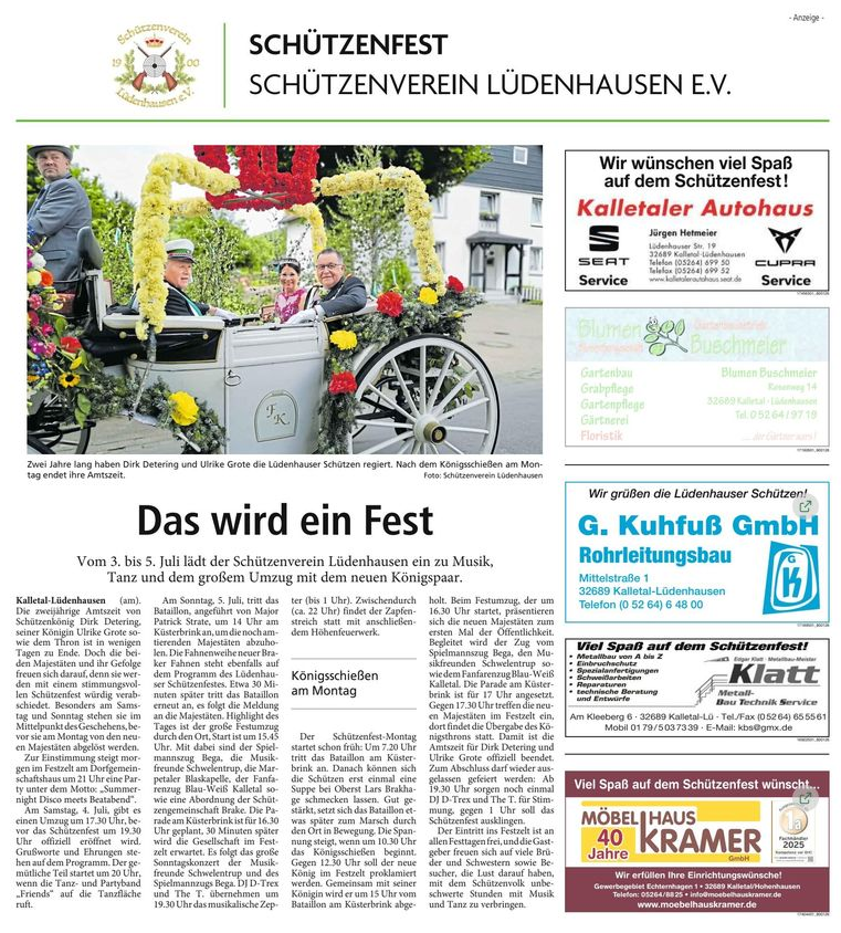 Schützenfest 2026
