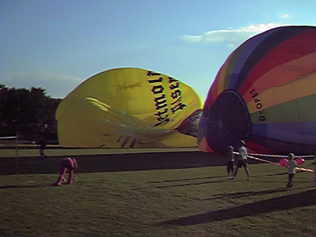 Ballon vor Start 1