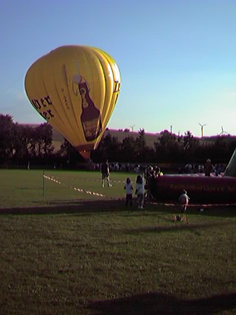 Ballon vor Start 1